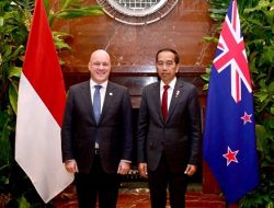Bertemu PM Selandia Baru, Jokowi Bahas Peningkatan Dagang