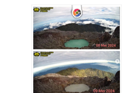 Warna Kawah Gunungapi Dempo Berubah, Ini Penjelasan PVMBG