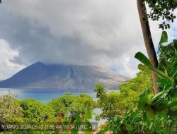 Aktivitas Vulkanik Turun, Status Gunung Ruang ‘Siaga’