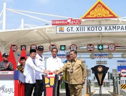 Tol Pekanbaru-Padang Seksi Bangkinang-XIII Resmi Beroperasi