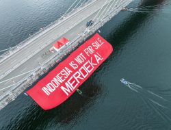 HUT RI Ke-79, Warga IKN Kampanye Indonesia is Not For Sale’