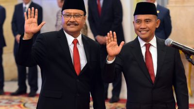 Pelantikan Saifullah Yusuf sebagai Mensos dan Eddy Hartono Sebagai Kepala BNPT oleh Presiden