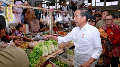 Kunjungan Presiden Jokowi ke Pasar Sanggam Adji Dilayas: Membangun Ekonomi Lokal di Kabupaten Berau