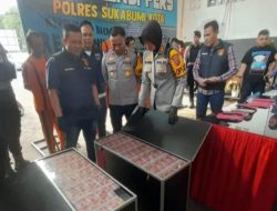 Penangkapaan Tujuh Terduga Pelaku Penipuan Modus Penggandaan Uang di Sukabumi
