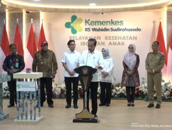 Presiden Jokowi Resmikan Fasilitas Kesehatan Ibu dan Anak di RS Wahidin Sudirohusodo, Makassar