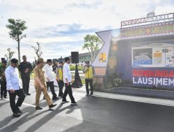 Presiden Joko Widodo Resmikan Bendungan Lausimeme di Sumatera Utara