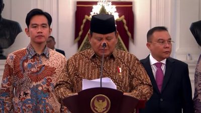 Inilah Nama Menteri di Kabinet Merah Putih Prabowo-Gibran