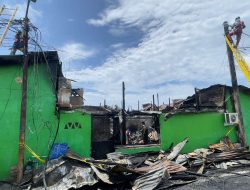 Kembali terjadi Kebakaran di Asrama KodamXIV Hasanuddin Makassar, Hanguskan 10 Rumah