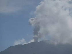 Erupsi Gunung Ibu, Abu Vulkanik Capai 600 Meter