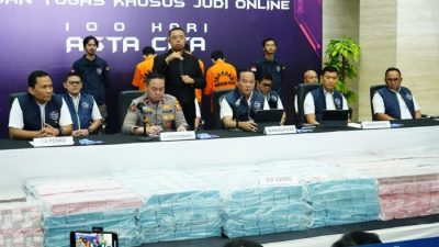 Polri Bongkar Jaringan Judi Online Internasional yang Dikendalikan WNA China