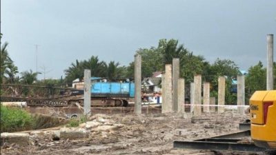 Pembangunan Jembatan CUSA Dimulai, diharapkan Atasi Kemacetan Banjarmasin
