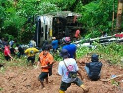 Bus Antar Provinsi Jatuh ke Jurang di Palopo, Empat Penumpang Tewas