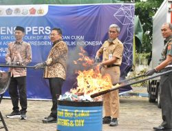 Sekda Jateng Apresiasi Pemusnahan Rokok Ilegal