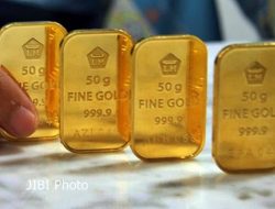 Sabtu, Harga Emas Turun Rp6.000 Jadi Rp1,508 Juta per Gram