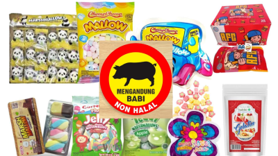 jajanan anak mengandung babi