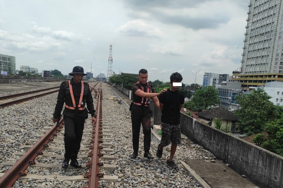 PT KAI Sumut Berhasil Tangkap Pelaku Pencurian Kabel Sinyal