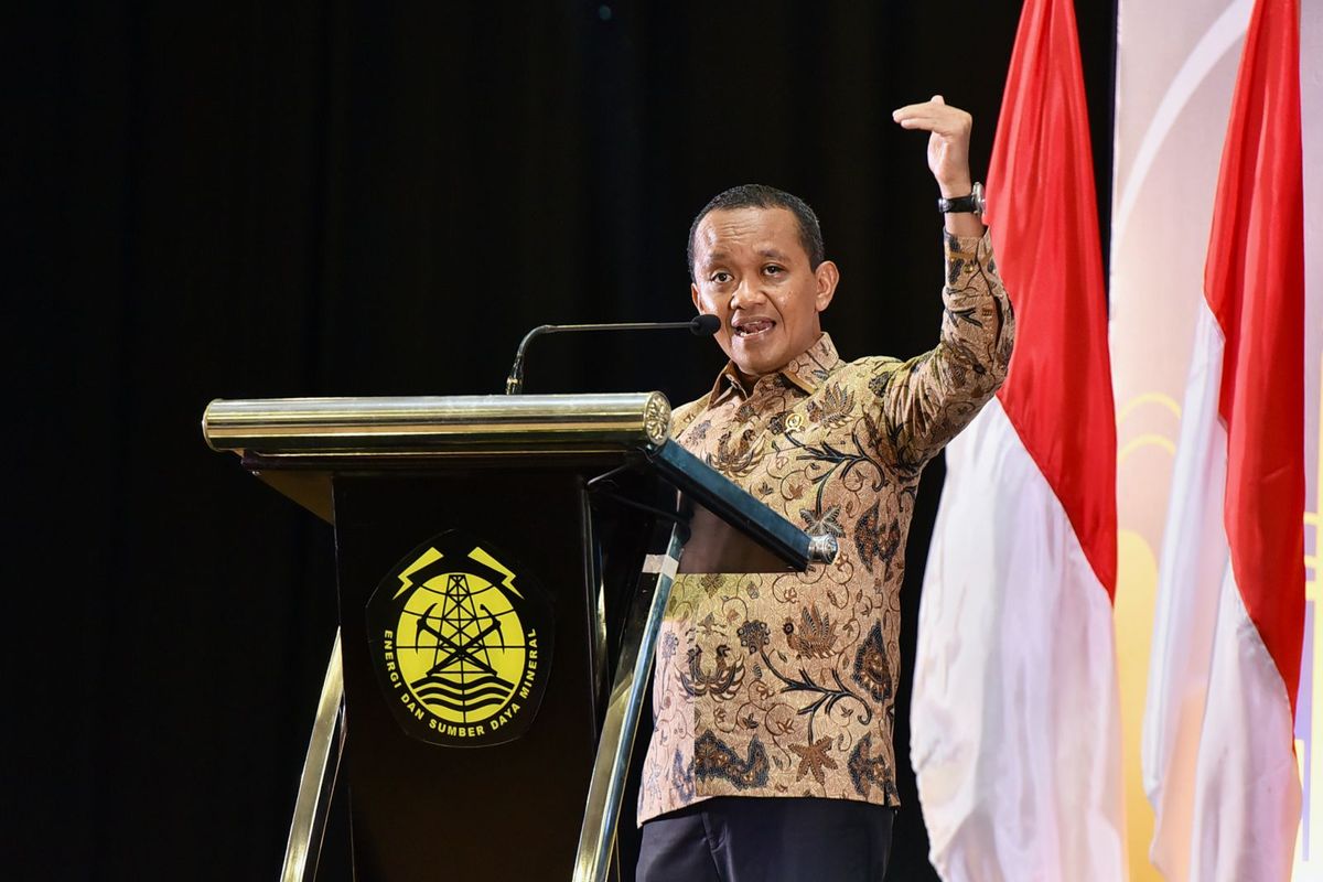Menteri Energi dan Sumber Daya Mineral (ESDM) Bahlil Lahadalia