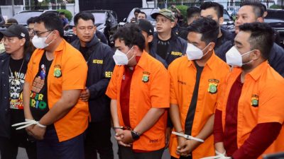 Arsip Foto: Pelaku judol yang diamankan Subdit Jatanras Ditreskrimum Polda Metro Jaya