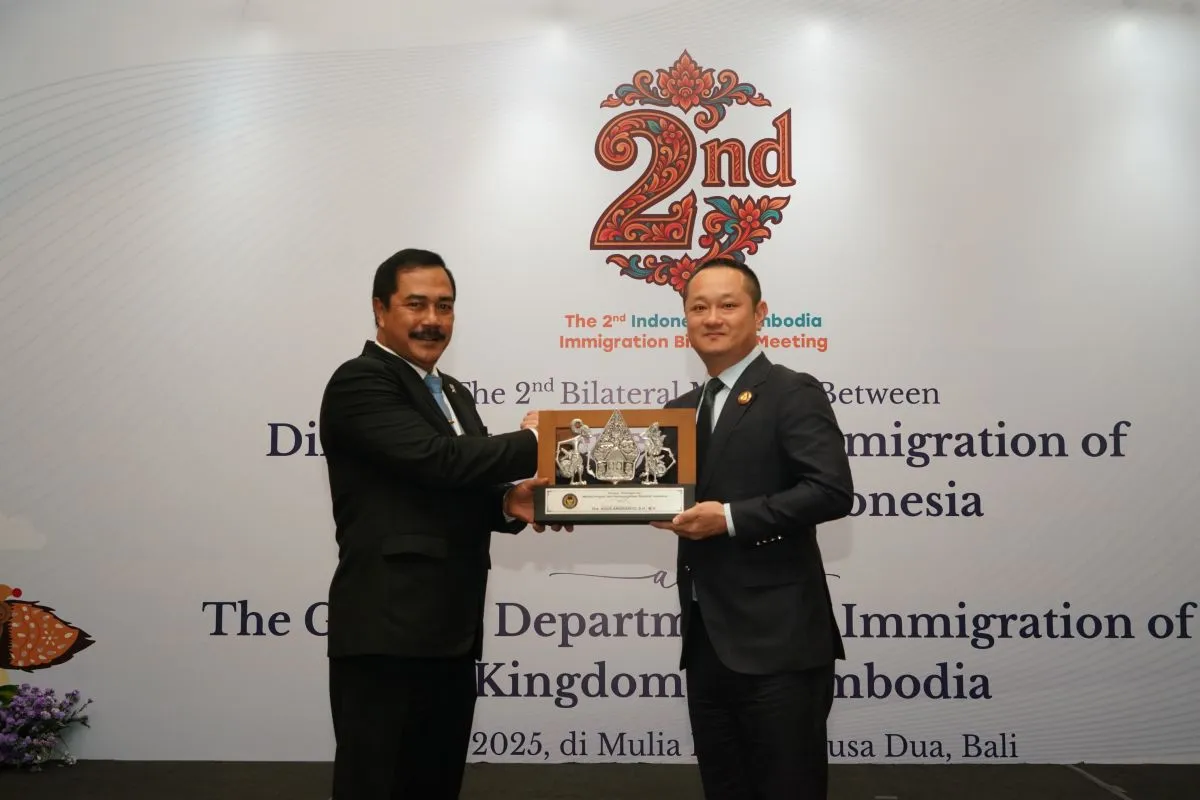 Isitmewa - Menteri Agus Andrianto Hadiri Pertemuan Bilateral Imigrasi Indonesia-Kamboja di Bali