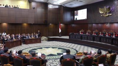 Ilustrasi - Ruang sidang MK