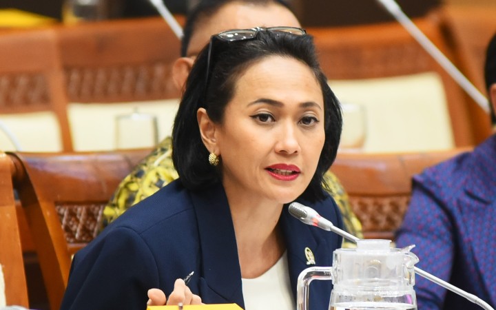Wakil Menteri Pelindungan Pekerja Migran Indonesia (P2MI) Christina Aryani