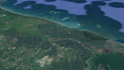 Tangkapan layar foto satelit googlemap