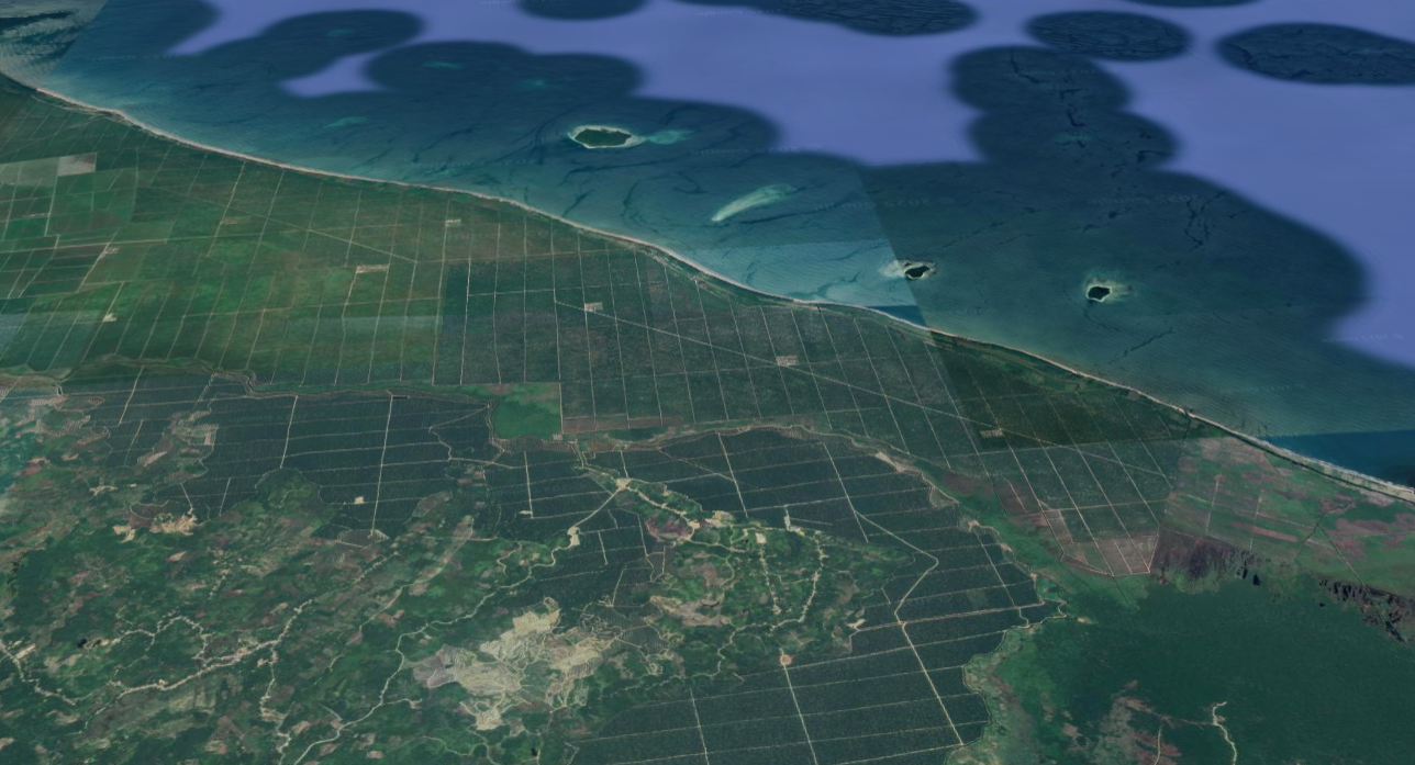 Tangkapan layar foto satelit googlemap