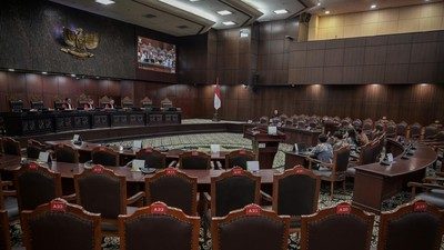 Ilustrasi - Sidang MK tentang UU TNI