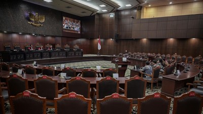 Ilustrasi - Sidang MK tentang UU TNI