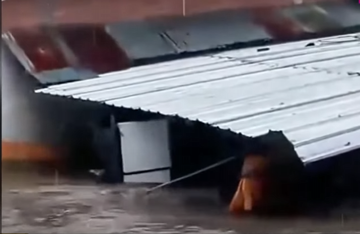 Tangkapan layar kanal youtube: Banjir di Mataram