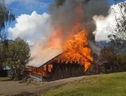 Kelompok Bersenjata Bakar Gedung SD Pinapa dan Rumah Guru di Puncak