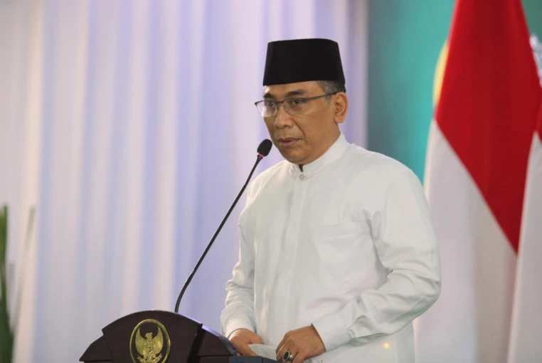 Ketua Umum Pengurus Besar Nahdlatul Ulama (PBNU) Yahya Cholil Staquf atau Gus Yahya.