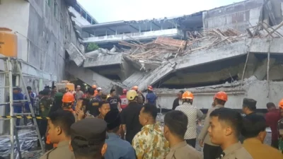 Tragedi runtuhnya Pondok Pesantren Al Khoziny di Sidoarjo, Jawa Timur. (Dok. BNPB)