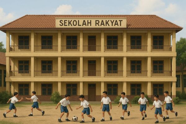 Ilustrasi Sekolah Rakyat