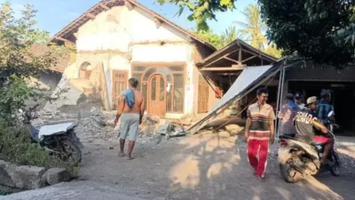 Gempa di Desa Sumberwaru