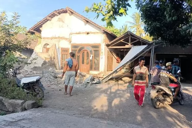 Gempa di Desa Sumberwaru