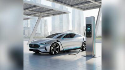 Ilustrasi Mobil Listrik