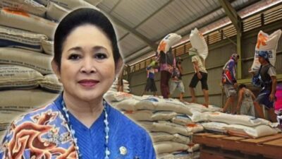 Beras Abu-Abu Satu Tahun Ditemukan Titiek Soeharto saat Sidak Bulog