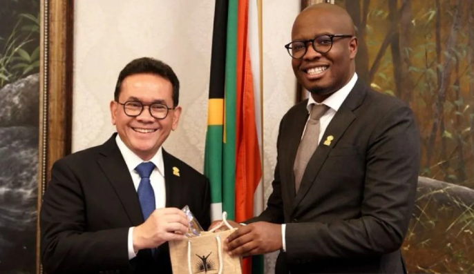 Budi Santoso Bertemu Wakil Mendag Afsel, Fokuskan Pembahasan UMKM dan Akses Pasar