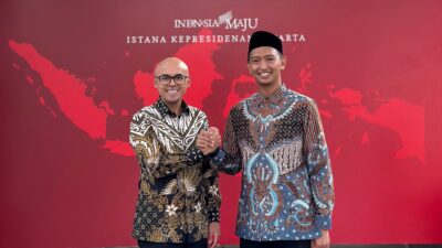 Pertemuan Arief Rosyid dan Dirgayuza di Istana Isyaratkan Konsolidasi Tokoh Muda Pemerintah.