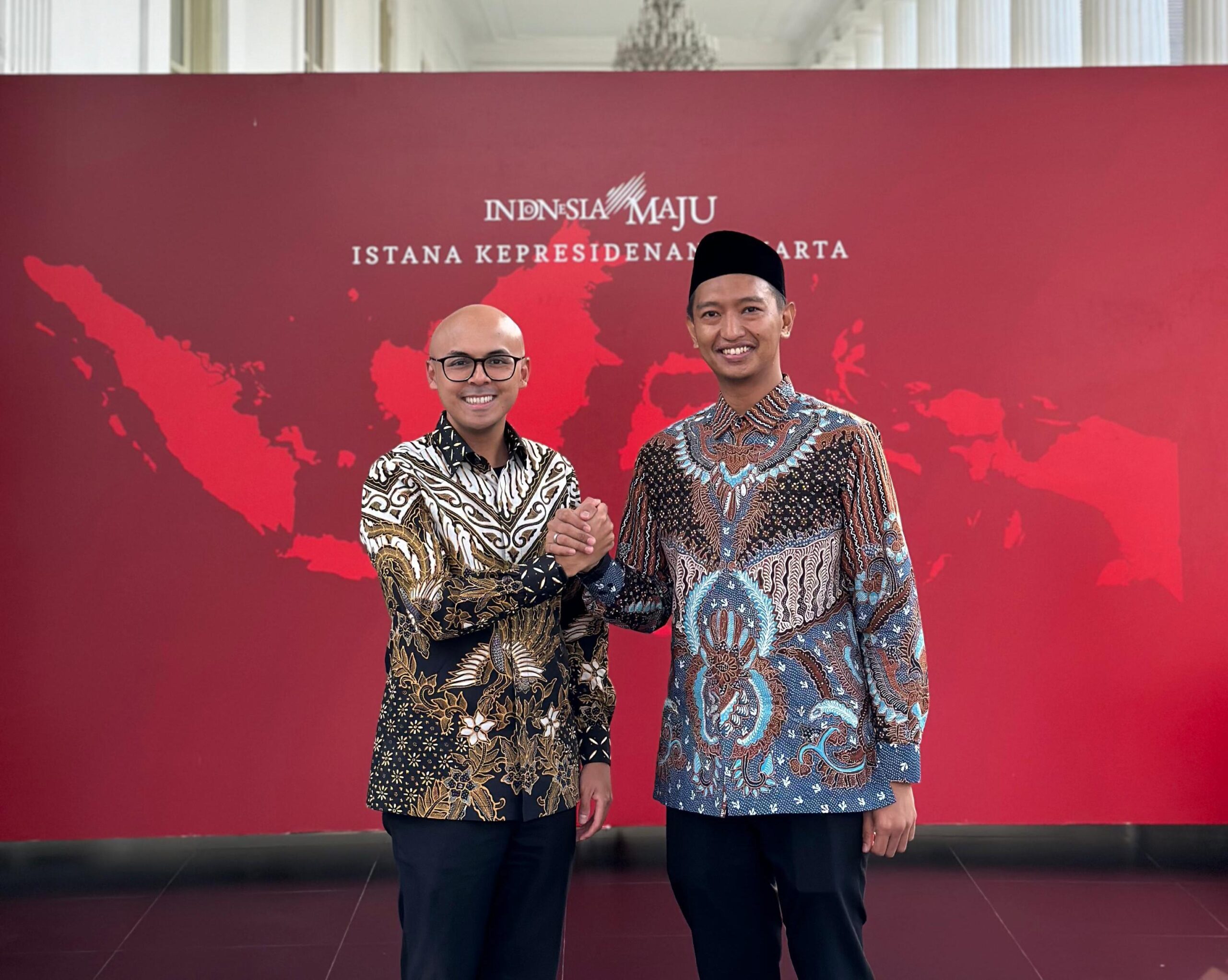 Pertemuan Arief Rosyid dan Dirgayuza di Istana Isyaratkan Konsolidasi Tokoh Muda Pemerintah.