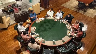 Presiden Prabowo Kumpulkan Ketua MPR dan Sejumlah Menteri di Hambalang