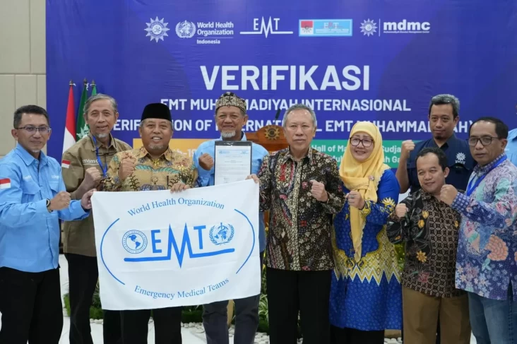 WHO Tetapkan Muhammadiyah sebagai EMT Pertama di Indonesia Berstandar Internasional