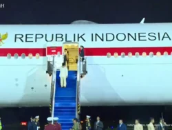 Presiden Prabowo Subianto Tiba di Halim Perdanakusuma Usai Hadiri KTT APEC