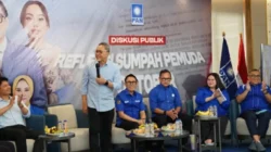 Zukifli Hasan saat diskusi bertema Sudut Pandang: Refleksi Sumpah Pemuda yang digelar di Jakarta