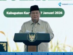 Di Panen Raya Karawang, Prabowo Sindir Elit yang Hobi Nyinyir Pemerintah