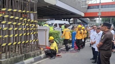 Pemprov DKI Tata Ulang Kawasan, 109 Tiang Monorel di Rasuna Said Dibongkar