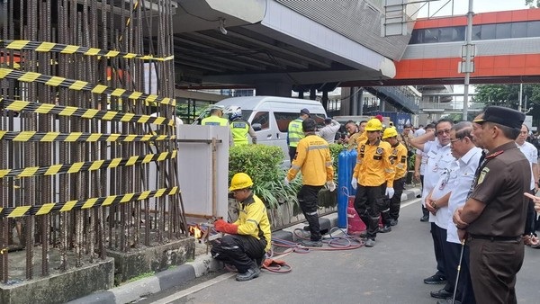 Pemprov DKI Tata Ulang Kawasan, 109 Tiang Monorel di Rasuna Said Dibongkar