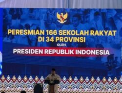Resmikan 166 Sekolah Rakyat, Prabowo: Saya Sangat Bahagia