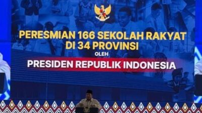 Resmikan 166 Sekolah Rakyat, Prabowo: Saya Sangat Bahagia